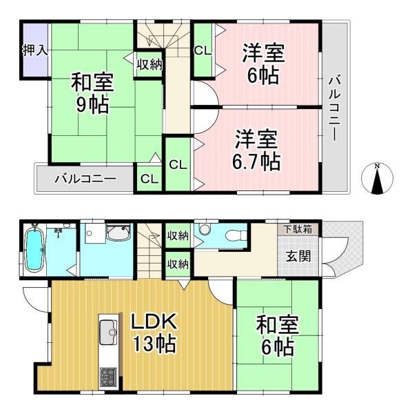 貸家 奥海印寺条下裏12-25