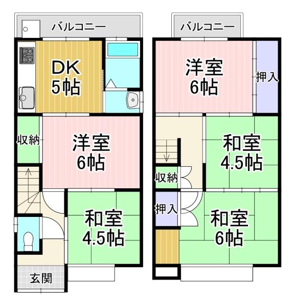 貸家　物集女町五ノ坪14-8
