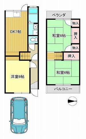 貸家　羽束師志水町191-21