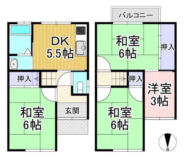 貸家　久世川原町200-57