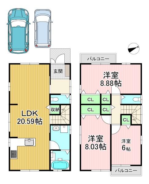 貸家　大山崎町円明寺里ノ後26-19
