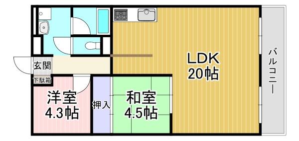 桂ガーデンハイツ　5xx号