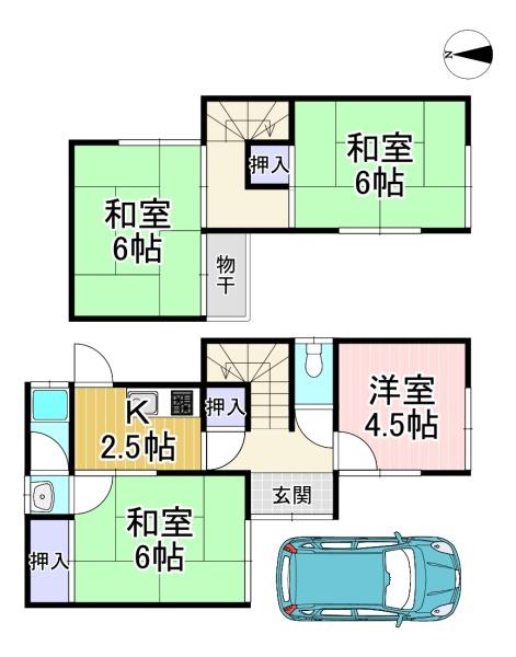 貸家　羽束師鴨川町280-67