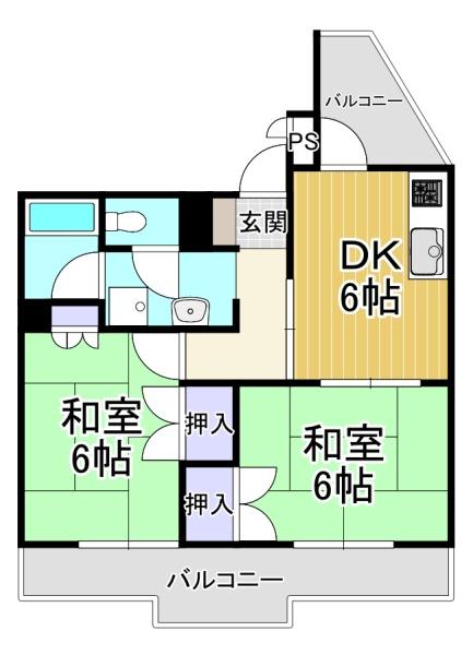 長岡京シティハイツ　306号