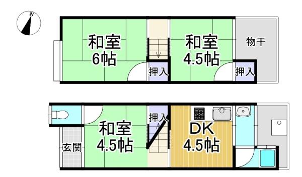 貸家　滝ノ町二丁目10-3