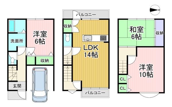 貸家 久我森ノ宮町10-243