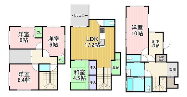 貸家　長岡一丁目22-9