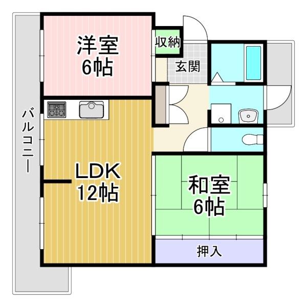 円明寺ヶ丘団地L棟104号