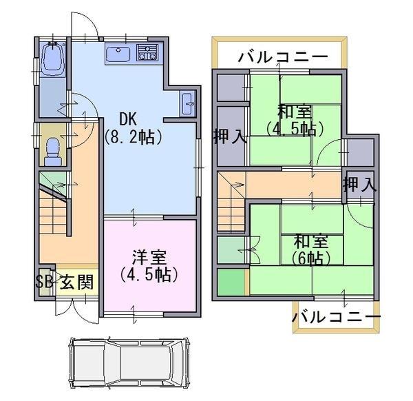 貸家　一文橋二丁目　22-7