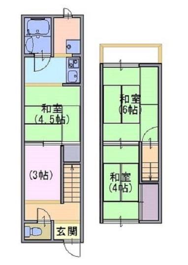 貸家　鶏冠井町堀ノ内65