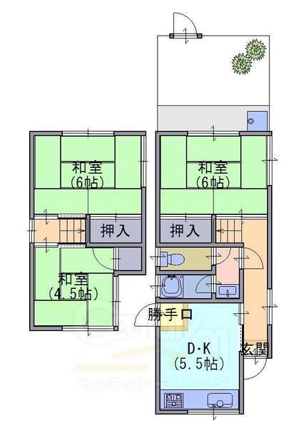 貸家　鶏冠井町上古5-67