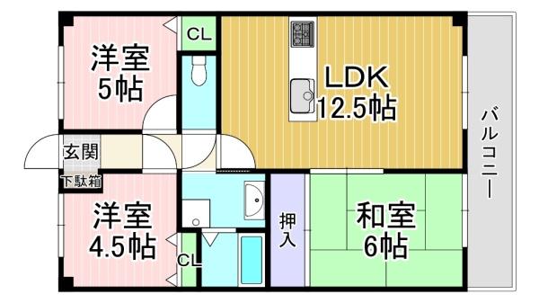 朝日プラザ伏見桂川　404号