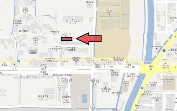 ルミエール菱川(現地案内図)