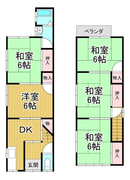 貸家　上植野町大田13-1