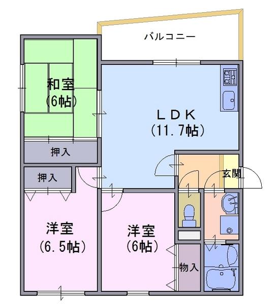 カーサ西向日(間取り)