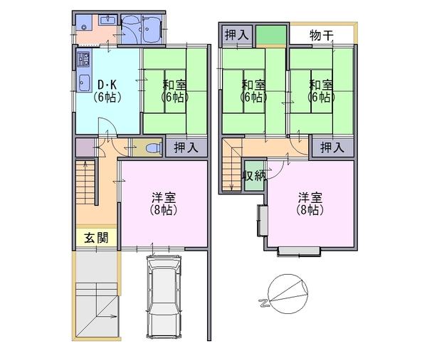 貸家　寺戸町乾垣内5-53