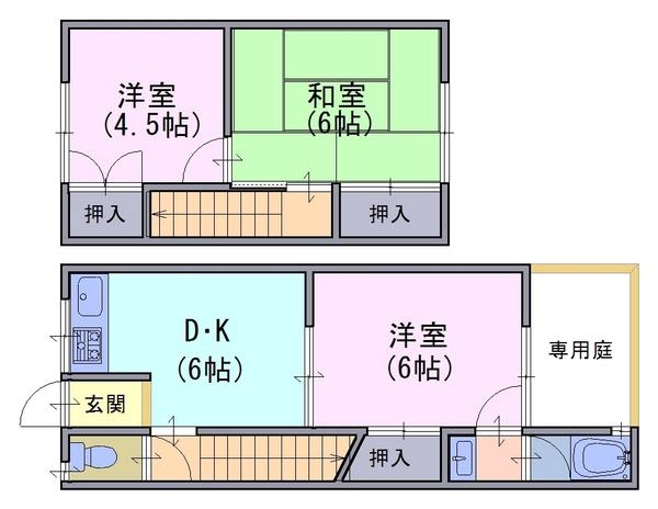 貸家　森本町前田9　南端号