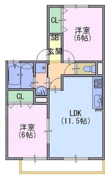 セジュールハピネスA棟