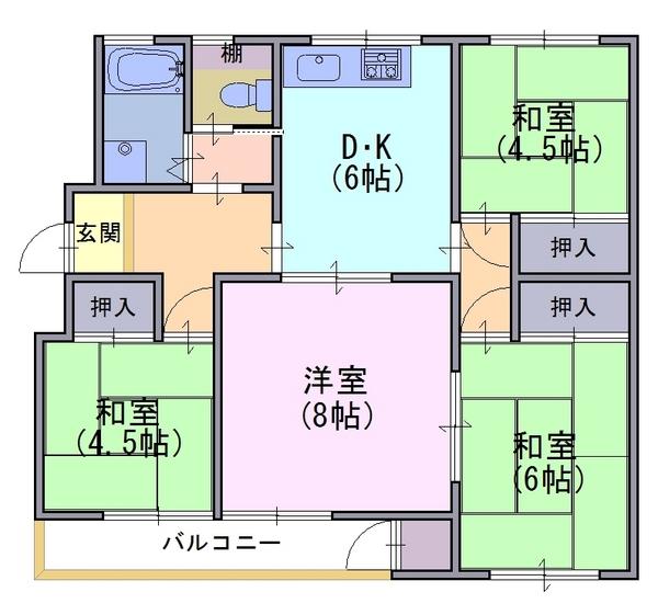 メゾン神足　4号棟403号室