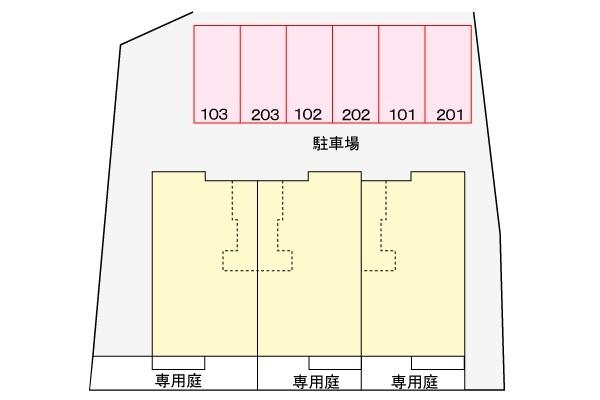 ヴェルドミール鶴崎(現地案内図)