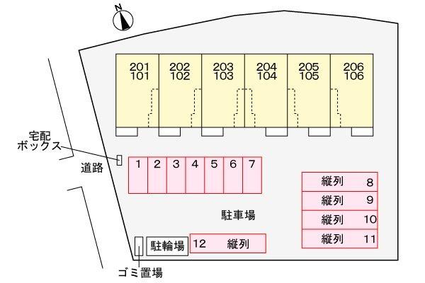 エアリー レジデンス・K-Ⅲ(現地案内図)
