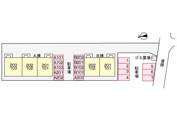 グリーングラスB(現地案内図)