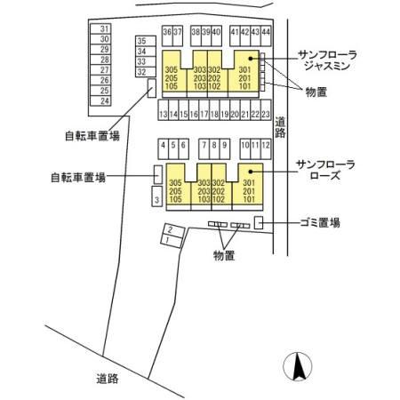 サンフローラ ジャスミン(現地案内図)