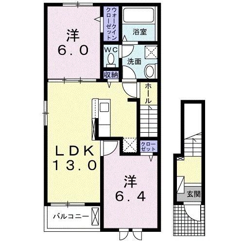 大分市大在浜１丁目のアパート