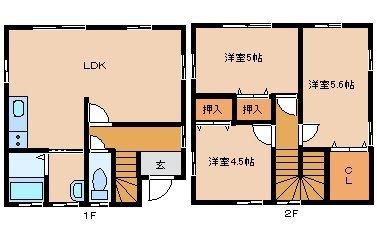 岩田町貸家