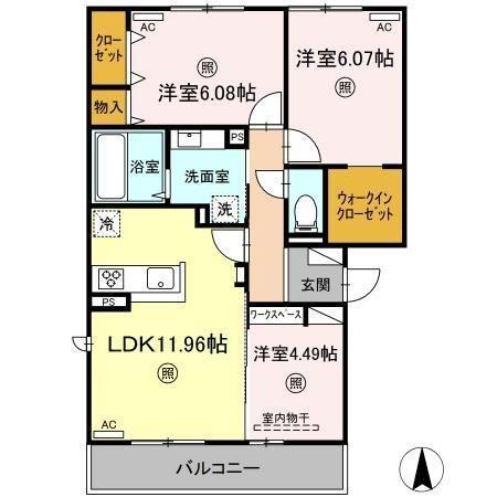 サンライズ明治北　Ｂ棟