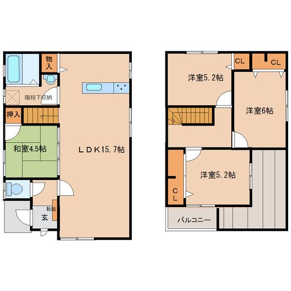 坂ノ市中央3丁目貸家