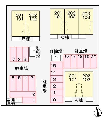 ニューサカエール2(現地案内図)