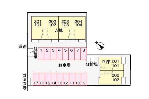 アクティブガーデンA(現地案内図)