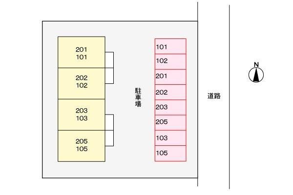 シティハイツ藤(現地案内図)