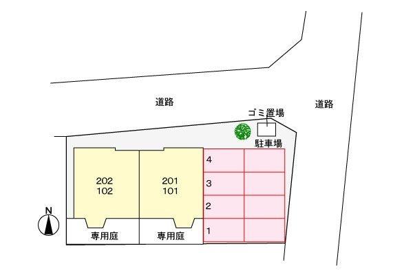 チェリーハイム(現地案内図)