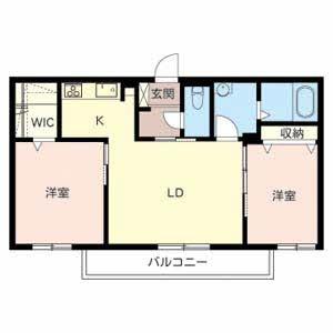 堺市西区原田のアパート(間取り)