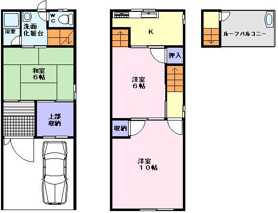 神野町1丁貸家