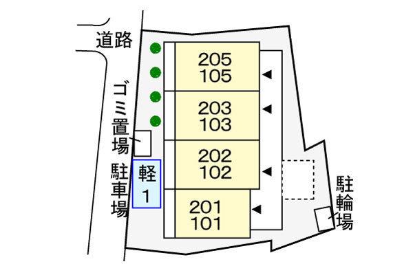 堺市西区浜寺石津町中３丁のアパート