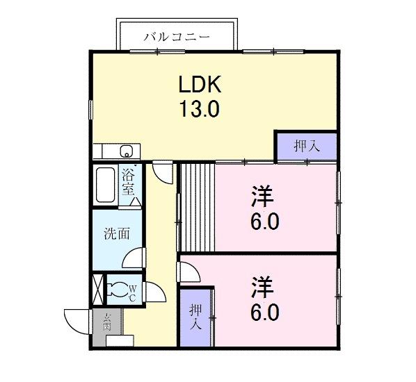 堺市西区上のアパート