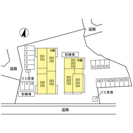 アンソレイエ　A棟