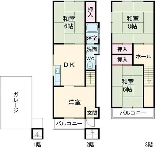 伯太町4丁戸建て