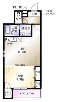リヴェール助松(間取り)