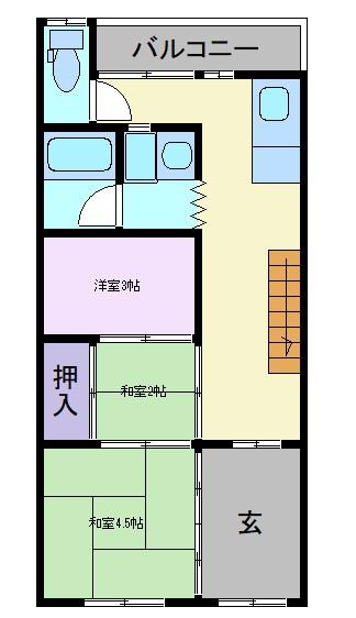 堺市西区津久野町３丁の貸家