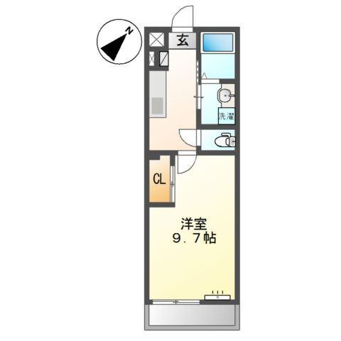 ジェンティー フルール(間取り)