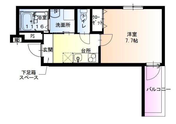 フジパレス上野芝　5番館