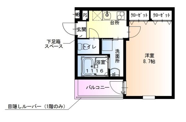 フジパレス上野芝　5番館