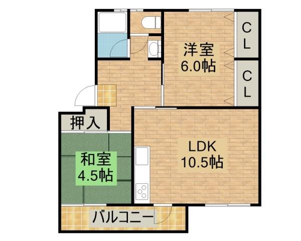 国土コーポ　A棟