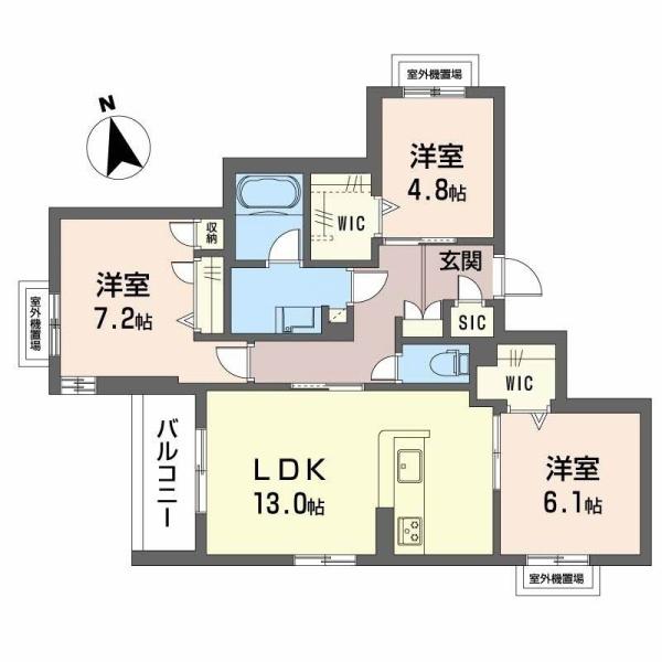 シャーメゾン伽羅橋