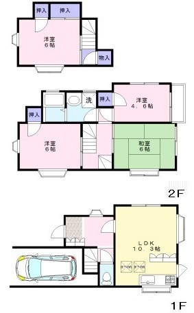 練馬区西大泉５丁目の貸家