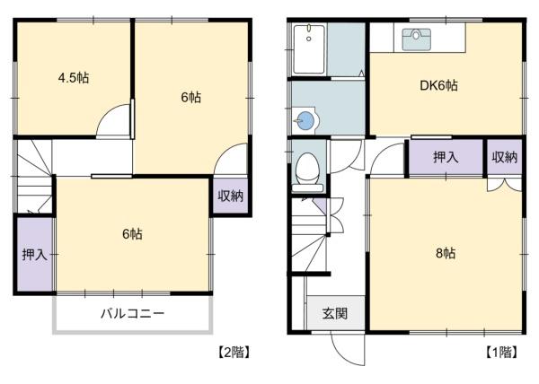 鎌ケ谷市北中沢１丁目の貸家